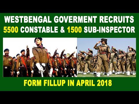 West Bengal Police lots of constable and sub-inspector recruit in Bengali Video
