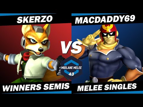 Skerzo vs macdaddy69 - Winners Semi Finals | Midlane Melee 43