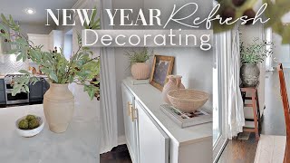 FRESH NEW YEAR DECORATING || HOW TO INTENTIONALLY STYLING NEW DECOR || STUDIO McGEE + HEART & HAND