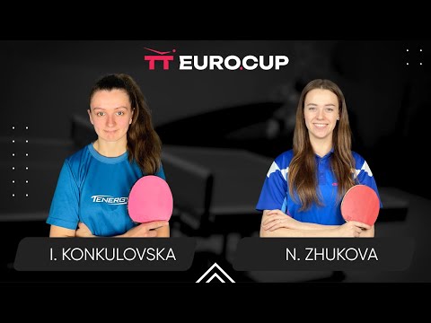 16:45 Iryna Konkulovska - Nadiia Zhukova 04.05.2024 TT Euro.Cup Women Ukraine Master. TABLE 3