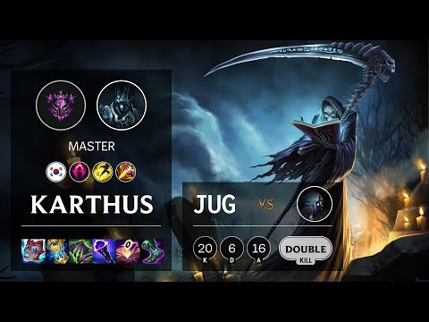 Karthus Jungle vs Kindred - KR Master Patch 11.22