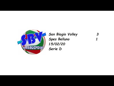 17 - San Biagio Volley 3 - 1 Spes Belluno - 15/02/20 - Serie D