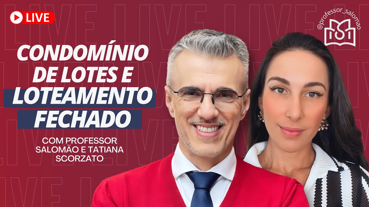 Watch Now CONDOMÍNIO DE LOTES E LOTEAMENTOS DE ACESSO CONTROLADO COM TATIANA SCORZATO CONDOMÍNIO DE LOTES E LOTEAMENTOS DE ACESSO CONTROLADO COM TATIANA SCORZATO