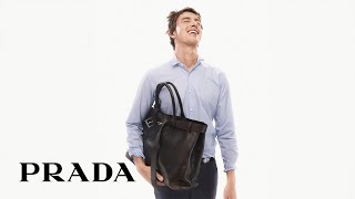 Prada Inside Prada's Menswear: Harris Dickinson