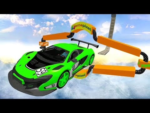 Mega stunt racing car extreme gt impossible android gameplay | Car racing games | A5Man Gaming |