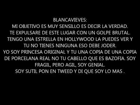 blanca nieves vs elsa batalla de rap letra / kariva star