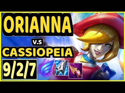 MARF (ORIANNA) vs CASSIOPEIA - QUADRAKILL 9/2/7 KDA MID GAMEPLAY - BR Ranked DIAMOND