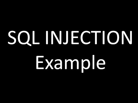 Sql Injection Example Part 2