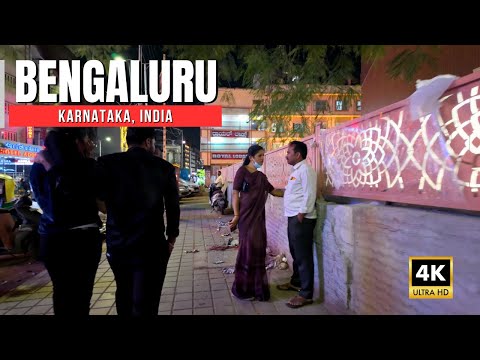 【India Walk 4K】 Majestic Bus Terminal Area | Bengaluru| 2025