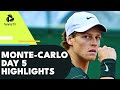 Rublev vs Sinner in WILD atmosphere; Tsitsipas, Zverev Feature | Monte Carlo 2022 Highlights Day 5