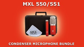 Video thumbnail for MXL 550/551 Budget Condenser MICROPHONE Bundle by Stamatis Stabos