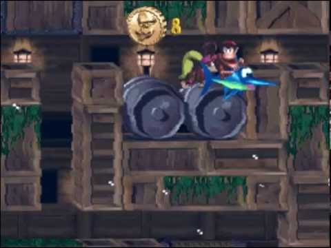 Donkey Kong Country 2: 102% - Level 1-4: Lockjaw's Locker