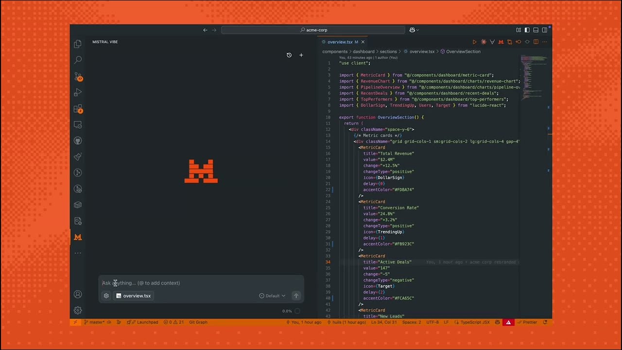Introducing the Mistral Vibe extension for VS Code video thumbnail