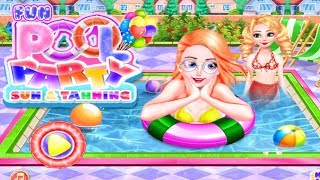 Fun Pool Party - Sun &amp; Tanning - Summer Beach Water &amp; Swim Wear - Games For Girls