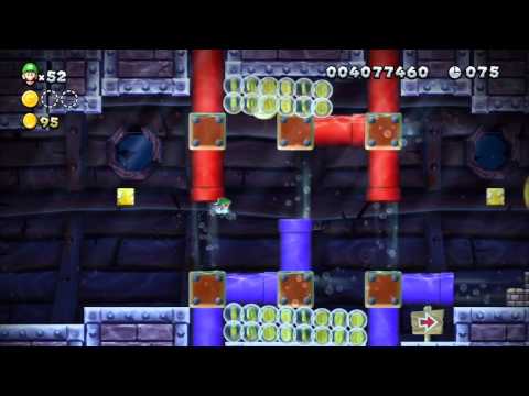 New Super Luigi U (Wii U) - Superstar Road-3 Walkthrough (1-Player)
