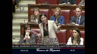 ELLY SCHLEIN REPLICA A CROSETTO E TAJANI: “MELONI VENGA IN AULA, NO ALLA LEGGE DEL PIÙ FORTE"