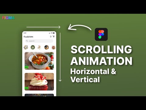 Figma basic: Horizontal and Vertical Scrolling in figma | Scroll animation figma