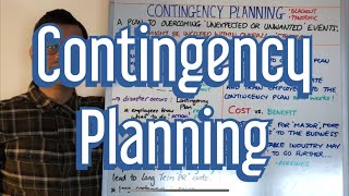 Contingency Planning - (& Crisis Management)