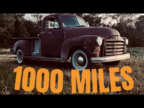 1000 MILE ROADTRIP IN MY 1953 GMC