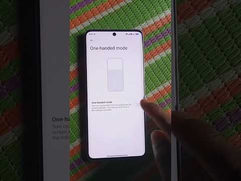 How To One Handed Mode Setting 😱 Redmi Note 13 Pro + One Handed Mode Setting #shorts #youtubeshorts