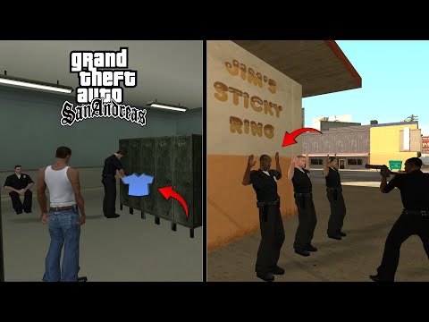 What If CJ Joined the Police in the Beginning of GTA San Andreas