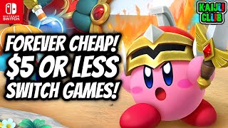 "FOREVER CHEAP" Nintendo Switch ESHOP Games! $5 OR LESS!