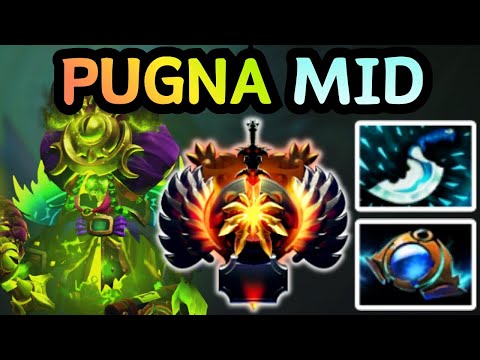 🔥 PUGNA MID LIFE DRAIN DOMINATION | DOTA 2 GAMEPLAY 🔥