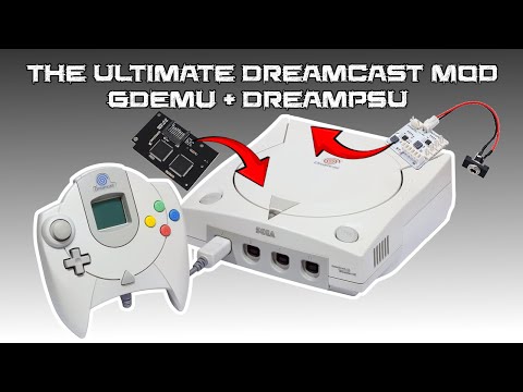 The Ultimate Dreamcast Mod Build   GDEmu + DreamPSU Installation & Showcase! #retrogaming #mods