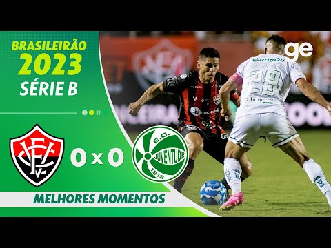 Gols e lances de Vitória x Juventude-RS