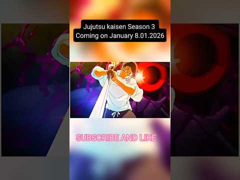 Jujutsu kaisen Season 3 Trailer edit