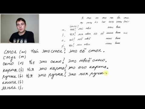 A1.34 Russian Possessive Pronouns 3 Exercises 1