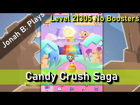 Candy Crush Saga Level 21305 No Boosters