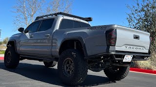 OUTGEAR SOLUTIONS TILTED REAR BUMPER FOR 3RD GEN TACOMA! LOW PROFILE AND LIGHT REAR BUMPER!