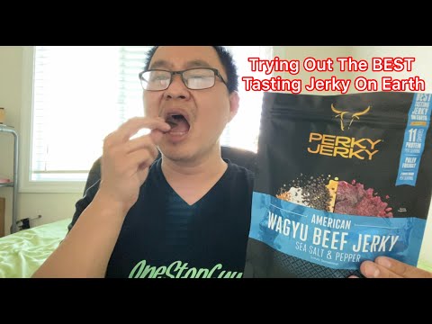 Trying Out THE BEST TASTING WAGYU BEEF JERKY ON EARTH...