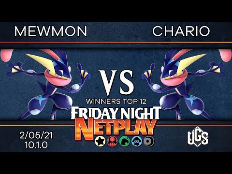Friday Night Netplay #39 - Winners Top 12 - Mewmon(Greninja) Vs. Chario(Greninja)