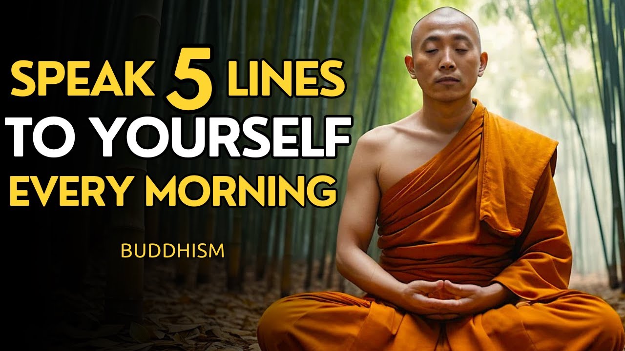 Speak 5 Lines To Yourself Every Morning | Transform Your Life | Buddhism