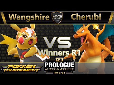 Wangshire (P. Libre) vs. MVG|CherubiKnighT (Charizard) - Pokkén Winners R1 - CEO Prologue