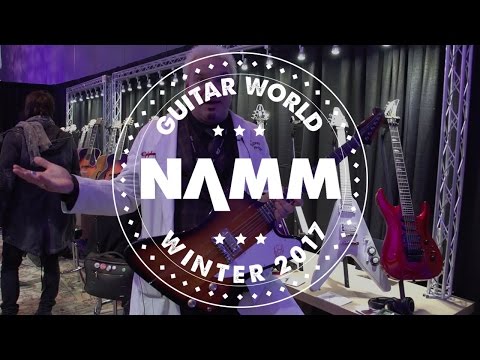 NAMM 2017 - Epiphone  -  Brendon Small Snow Falcon, Brent Hinds V, Joe Bonamassa Firebird