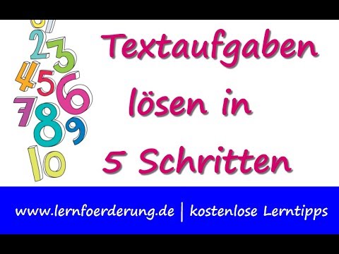 Solving word problems in 5 steps