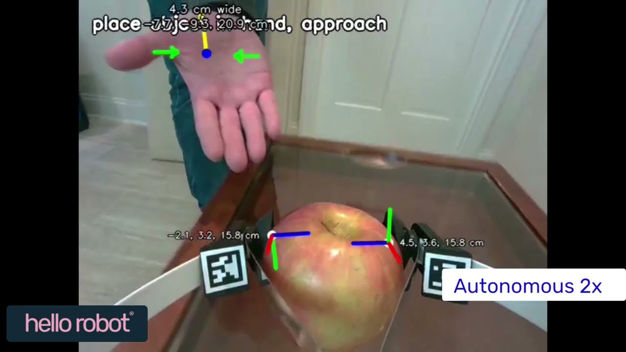 Hello Robot - Stretch 3 - Fast & Autonomous Grasping