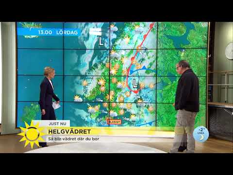 Helgvädret: Så blir vädret där du bor - Nyhetsmorgon (TV4)