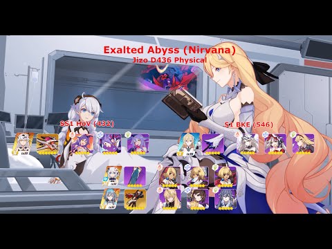 [HI3-SEA] ExAbyss Nirvana - Jizo D436 (Physical) - SS1 HoV (432), S1 BKE (546)