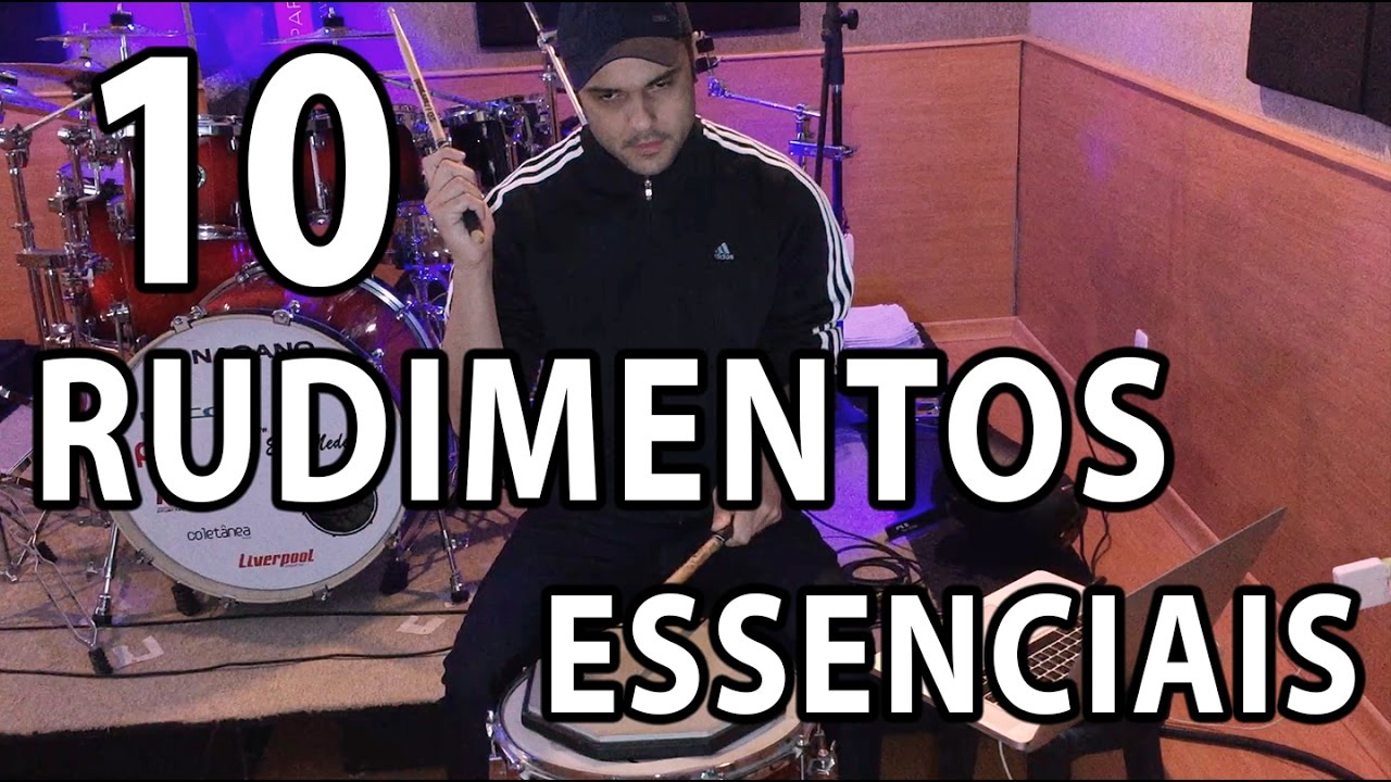 Aula de Bateria - 10 Rudimentos Essenciais (Iniciante | Básico)