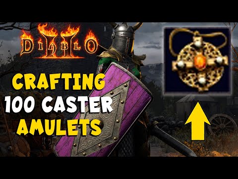 Crafting 100 Caster Amulets in Diablo 2 Resurrected / D2R