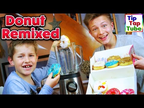 12 Donuts vs. Mixer ! Unglaublich was da raus kommt | TipTapTube Experiment