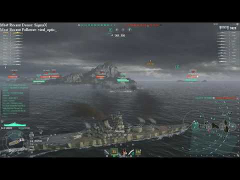 World of Warships 0.5.14.1 - Yamato Crushes North Carolina with a 46K Salvo