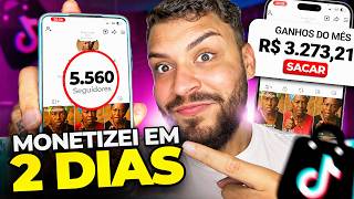 NOVO NICHO SEM CONCORRÊNCIA PRA MONETIZAR RÁPIDO NO TIKTOK SHOP (MONETIZA EM 2 DIAS)