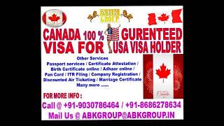 preview picture of video 'Canada Visa process in india'