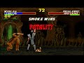 Ultimate Mortal Kombat Trilogy Genesis Smoke MKII Hardest No Continues
