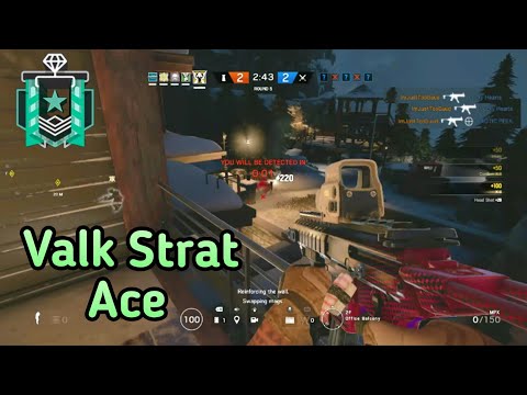 Valkyrie Strat Ace: Xbox Diamond - Ranked Highlights - Rainbow Six Siege Gameplay